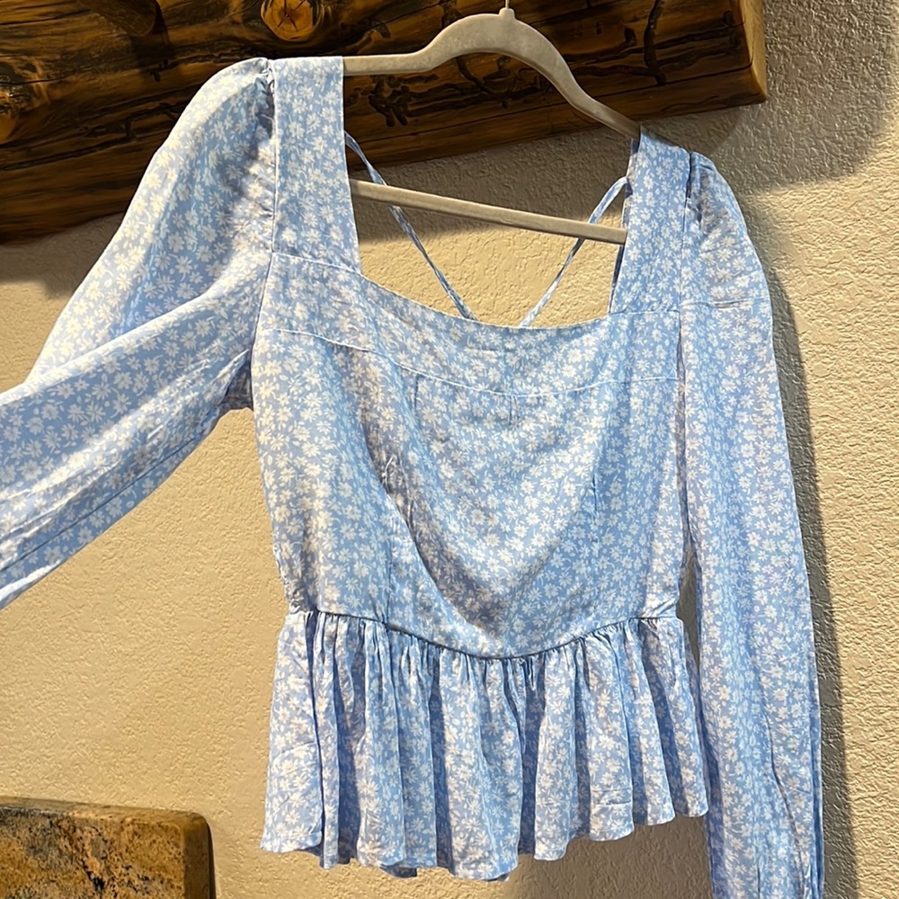 Flower print top